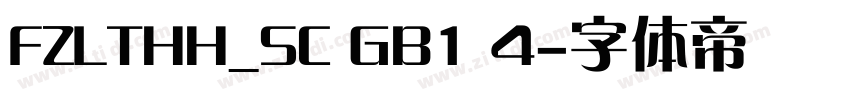 FZLTHH_SC GB1 4字体转换